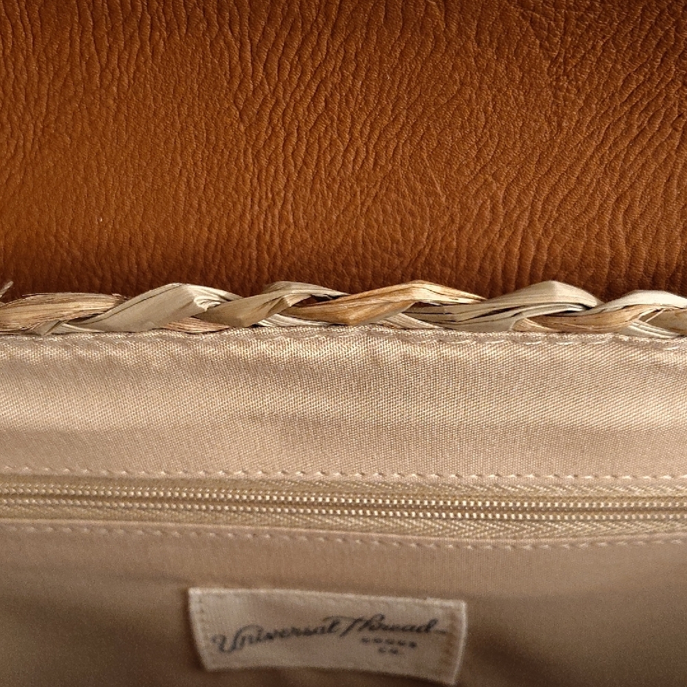 Universal Thread Tan and Brown Woven Crossbody Bag MBCS - Picture 8 of 13